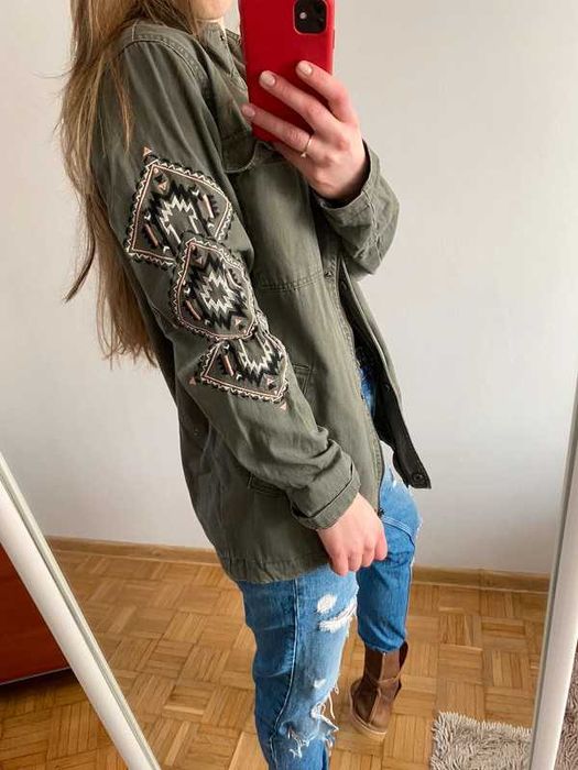 Kurtka khaki katana aztec