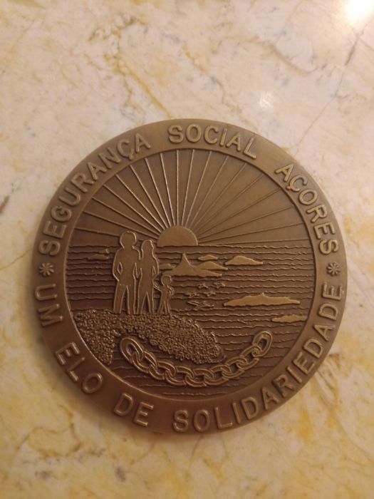Medalha em bronze Segurança Social Açores