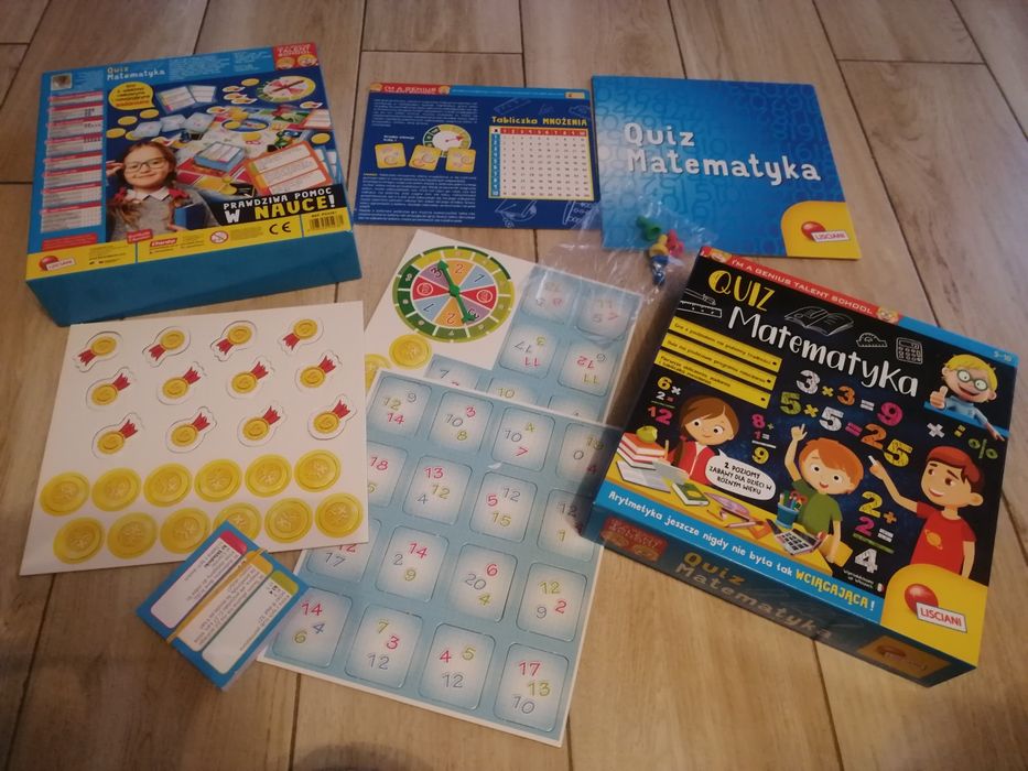 Lisciani  Quiz Matematyka 5-10 prawie nowa