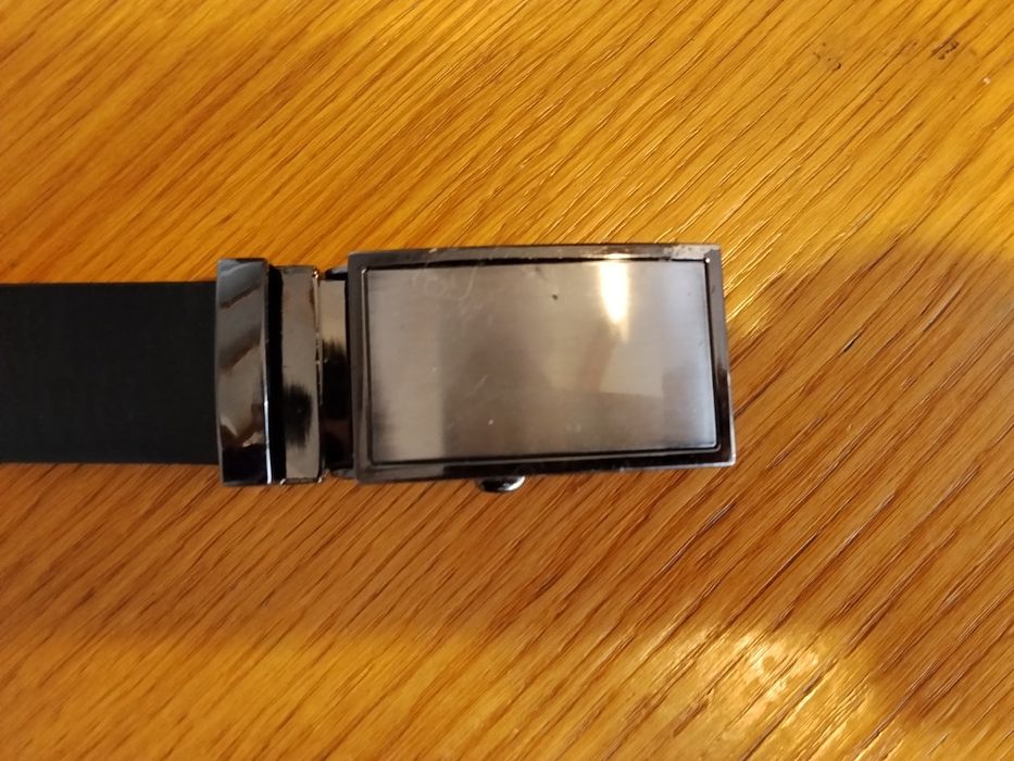 Pas męski skórzany