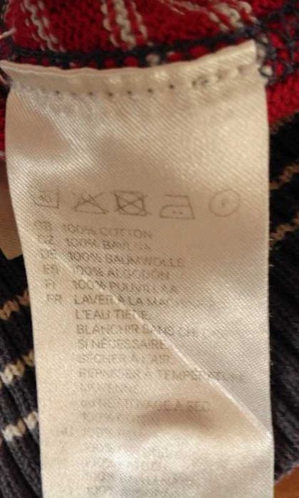 sweter w paski na guziki H&M 36