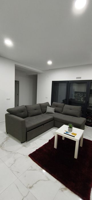 Pack Sala Moderna: Sofá Cama Chaise Longue + Conjunto de Móveis