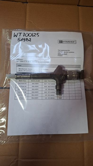 Wtryskiwacz Mazda 2.0Citd Denso Rf7J13H501 Wydruk