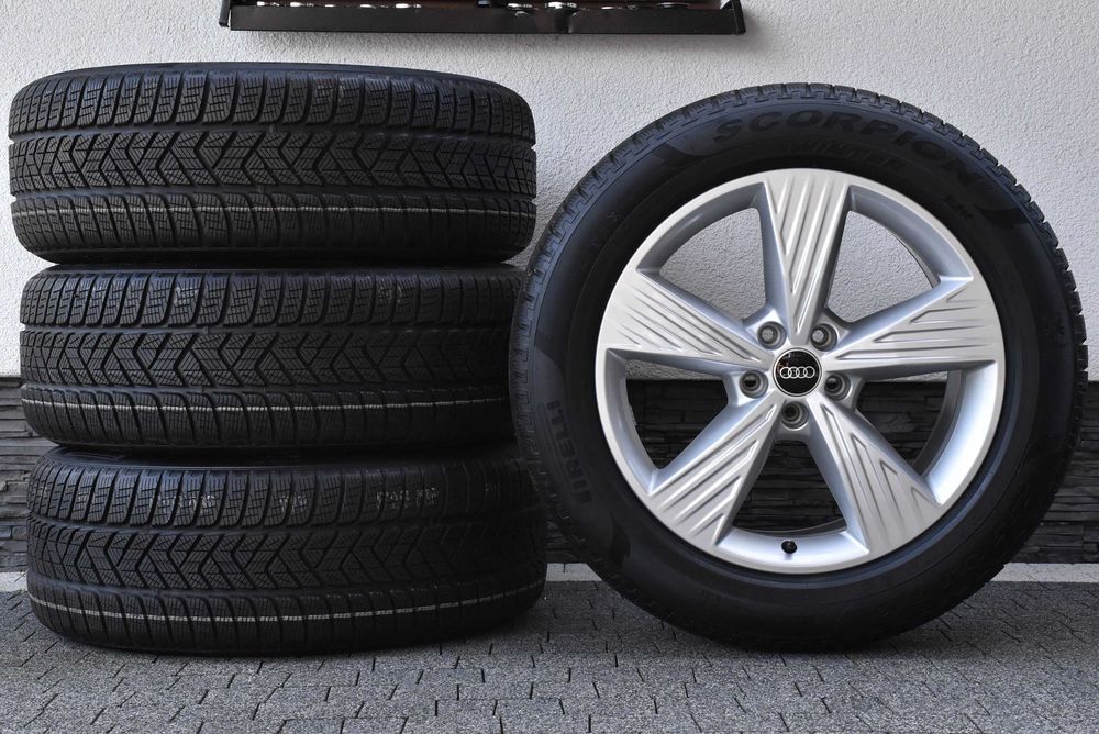 Nowe koła zimowe OEM Audi Q4 Sportback e-tron VW ID.4 ID.5 ID.6 SKODA ELROQ ENYAQ PEAQ CUPRA Tavascan 19" Pirelli