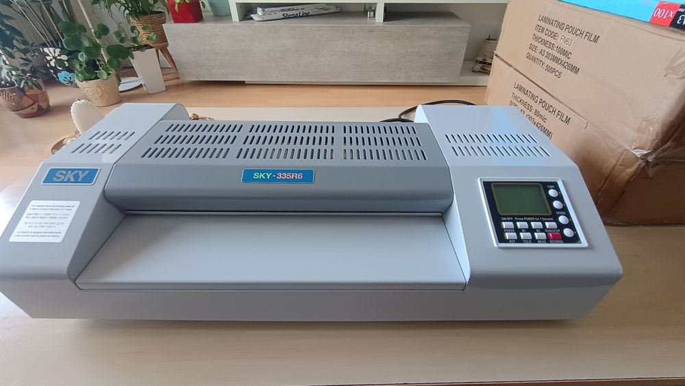 Profesjonalny Laminator A3 Argo Sky 335 R6 + GIGANTYCZNY ZAPAS folii 1700 szt!