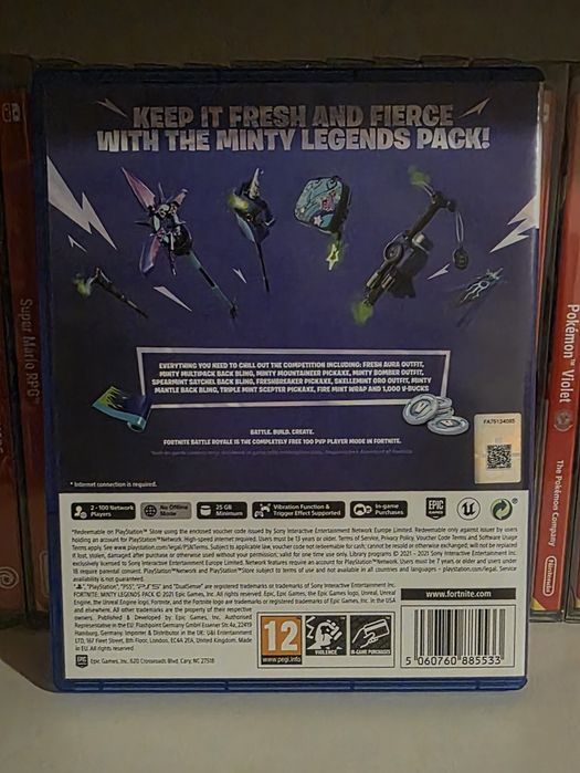 Fortnite PS5 Atenção Sem DLC