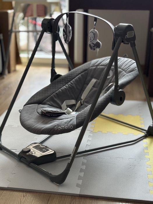 Elektryczny bujaczek Lionelo Otto Grey