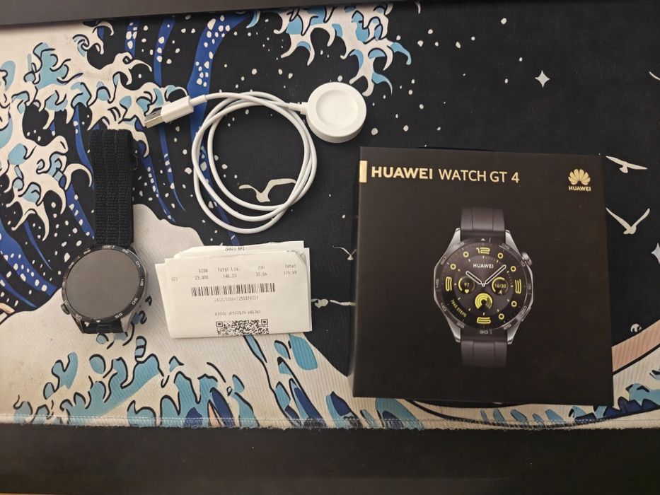 Troco/Vendo Huawei Watch GT 4 impecável com fatura e garantia!