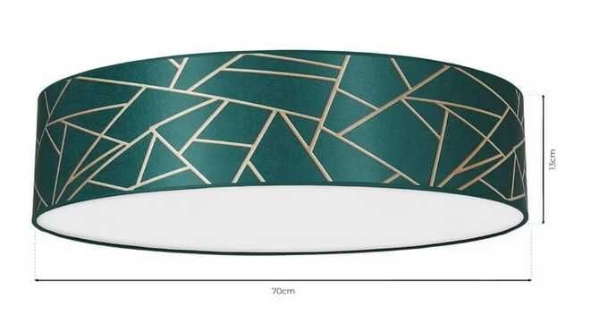 Lampa sufitowa plafon ZIGGY Milagro 3x60W