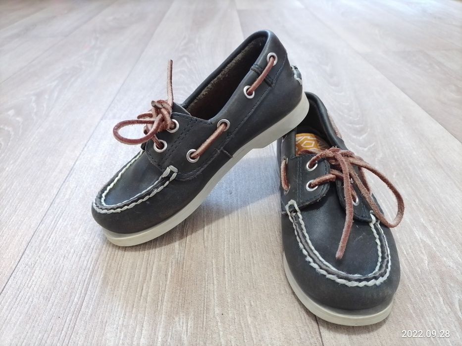 Дитячі шкіряні топ-сайдери Timberland, 28 розмір