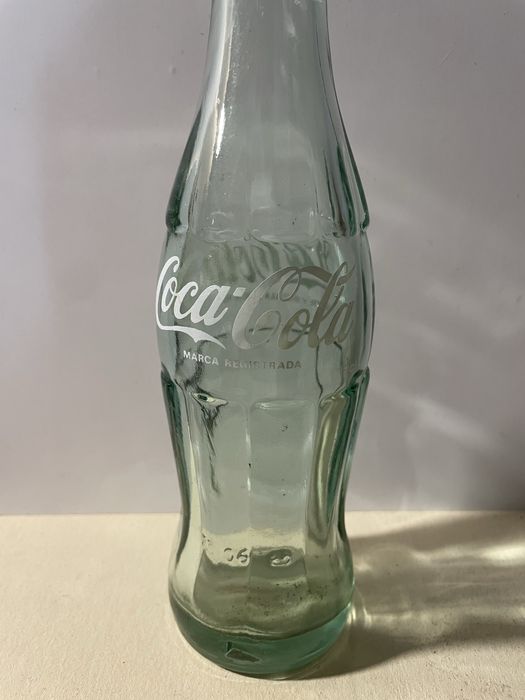Garrafa coca-cola pirogravada