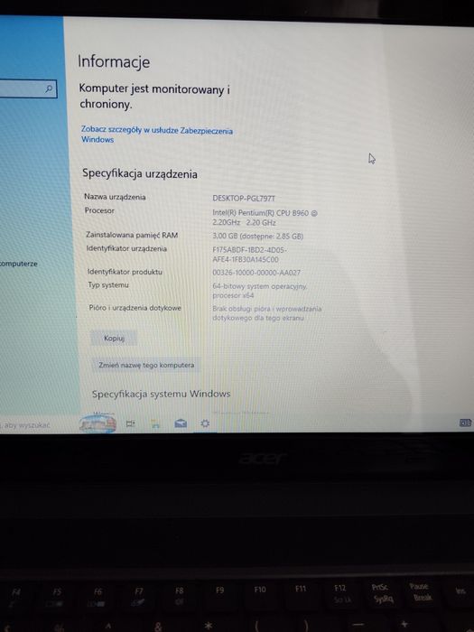 Laptop Acer Aspier 5749Z