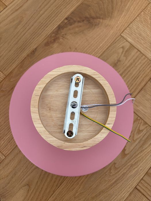 Lampa różowa plafon dziecięcy