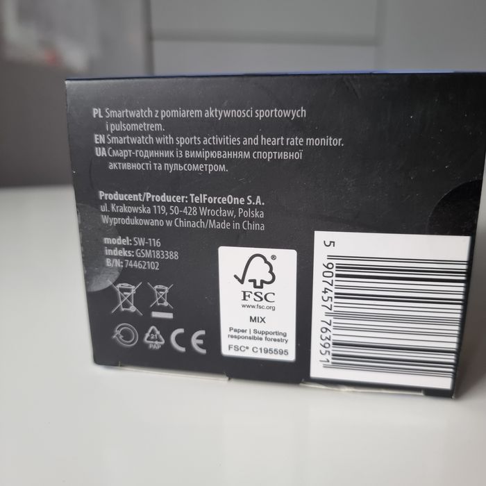 Nowy Smartwatch Forever SW-116 | 2 paski w zestawie