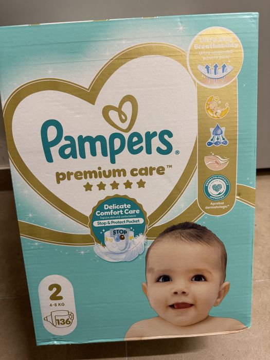 Pampers Premium Care (rozmiar 2) 136szt.