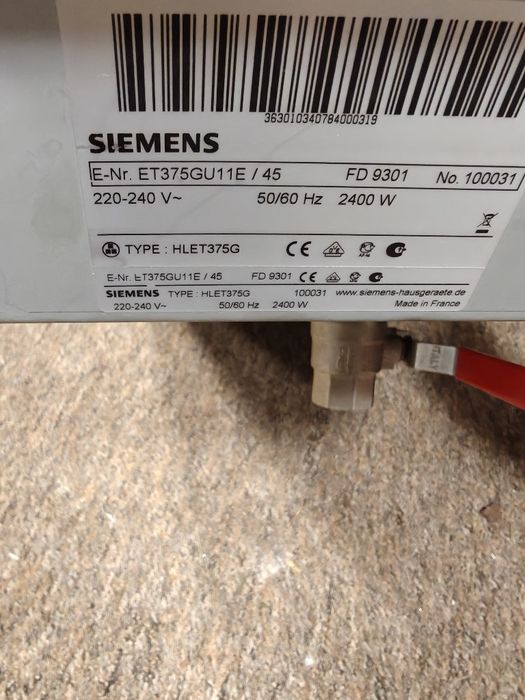 Grill elektryczny Siemens  do zabudowy