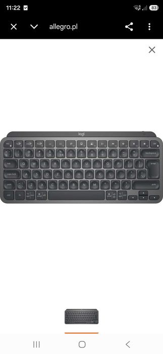 klawiatura bezprzewodowa Logitech MX Keys Mini