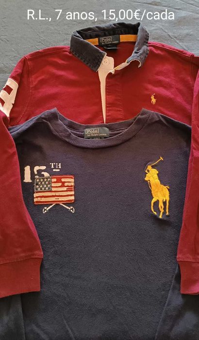 Original branded clothes, 7 years old