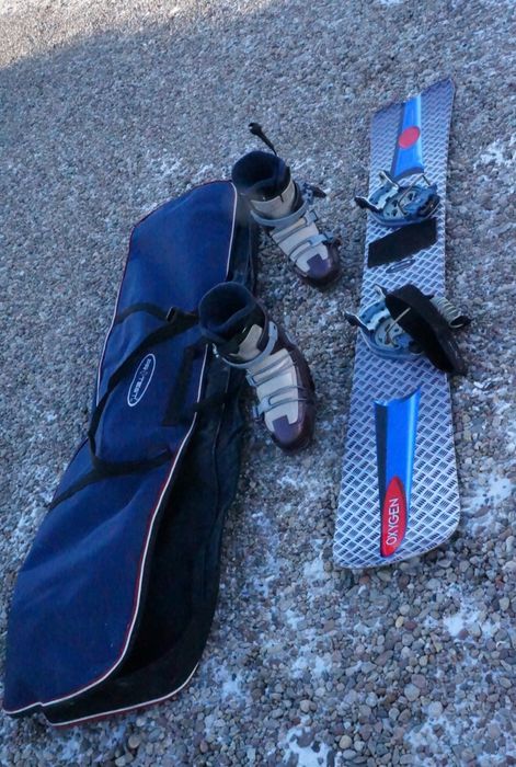 Deska snowboardowa + wiązania