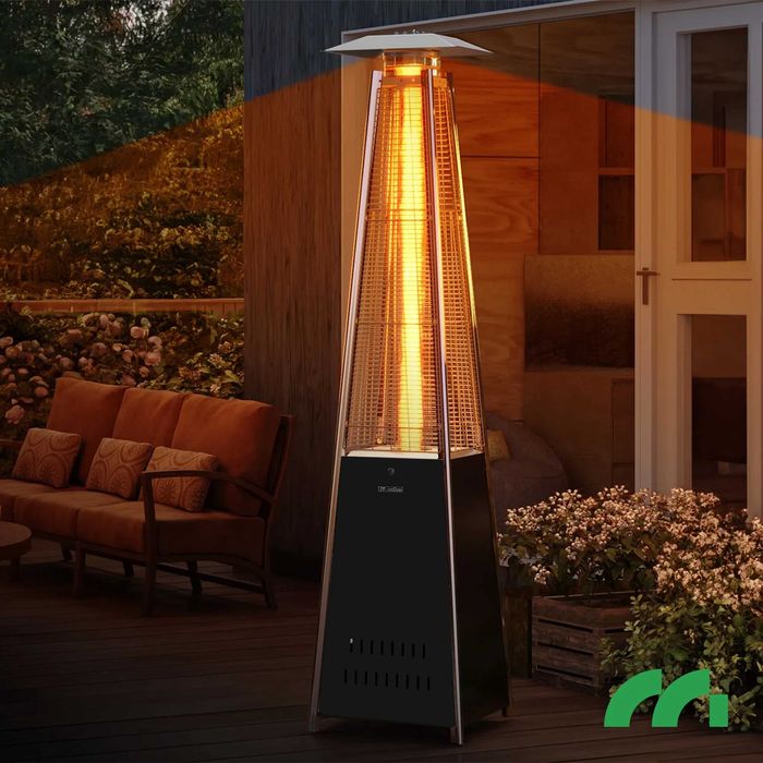 MalTec promiennik tarasowy gazowy Pyramid-S FL-330 12kW 180cm stalowy