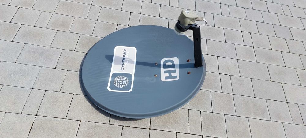 Antena z konwerterem HD cyfrowy polsat , uzywana