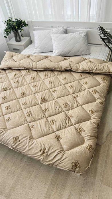 Ковдра ОВЧИНА ШЕРСТЬ Pure Wool Капучино Всі розміри