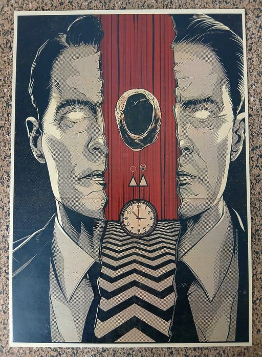 Poster - Twin Peaks de David Lynch (papel kraft, 30x42 cm)