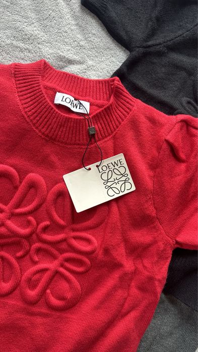 Кофтинки лоеве лоеве светр, сіра, червона