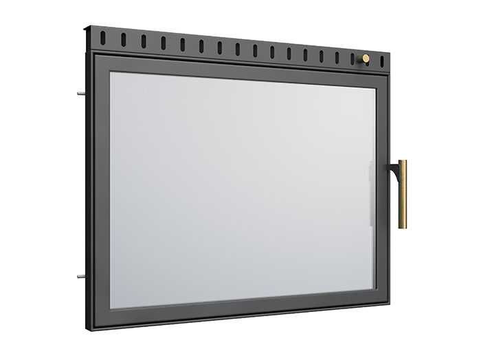 Drzwiczki kominkowe na wymiar do otwartych palenisk model AF3