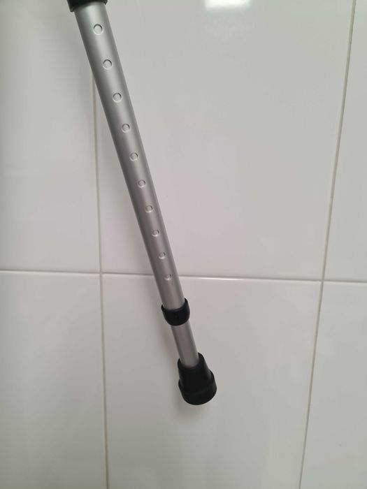 Par 2x Muletas Canadianas Novas em Alumínio