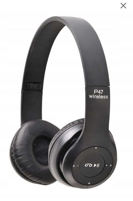 Słuchawki bezprzewodowe NAUSZNE BLUETOOTH MP3