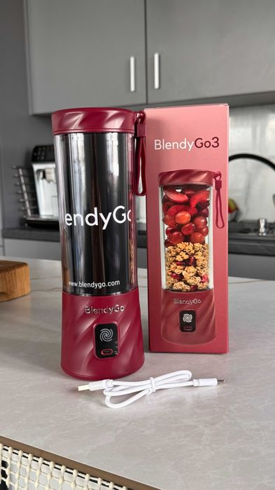 Blender Przenośny Blendy Go 3 - burgundowy NOWY