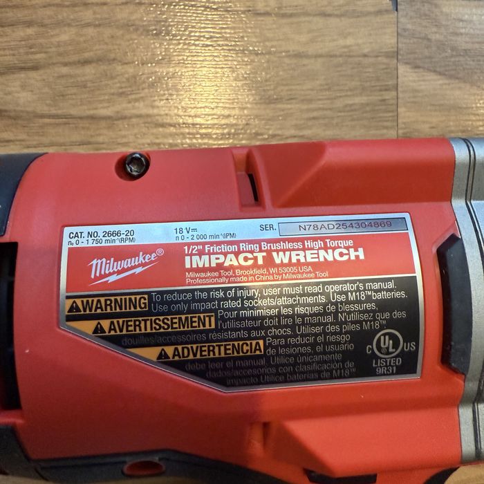 Klucz udarowy milwaukee M18 BLHIWF12 Nowy