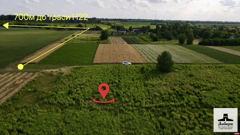 Земельна ділянка біля Луцька