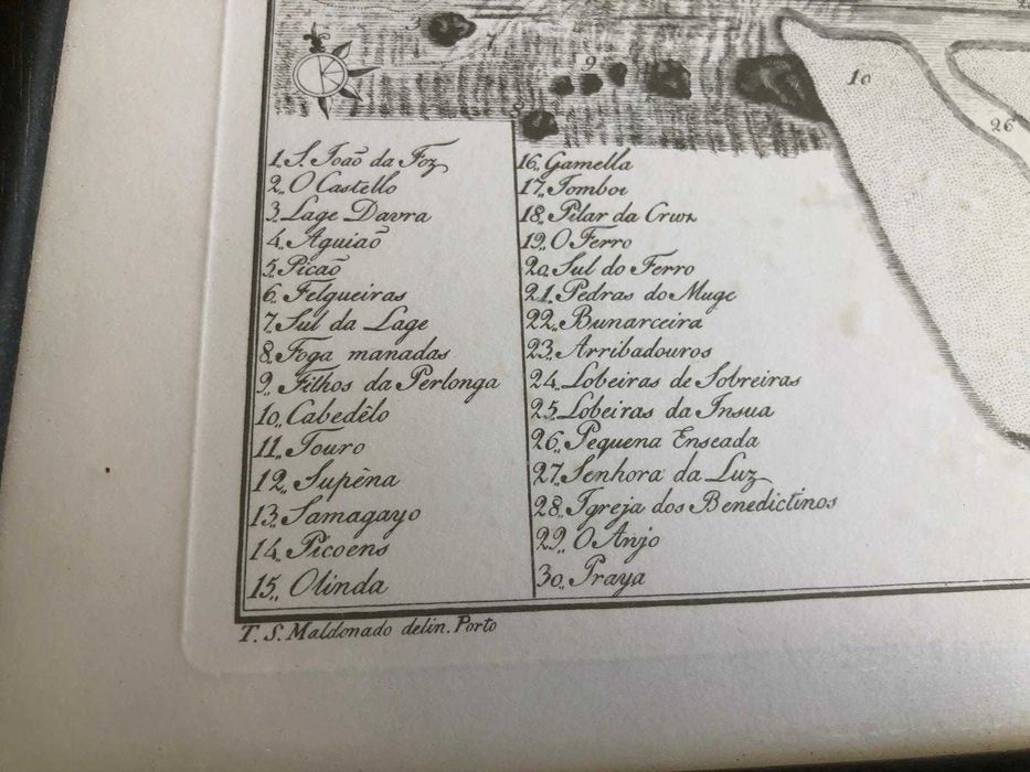 Gravura do antigo Porto, quadro em bom estado ofereço portes de envio