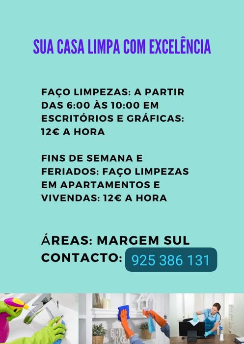 ServiÇos de Limpeza/ Engomar