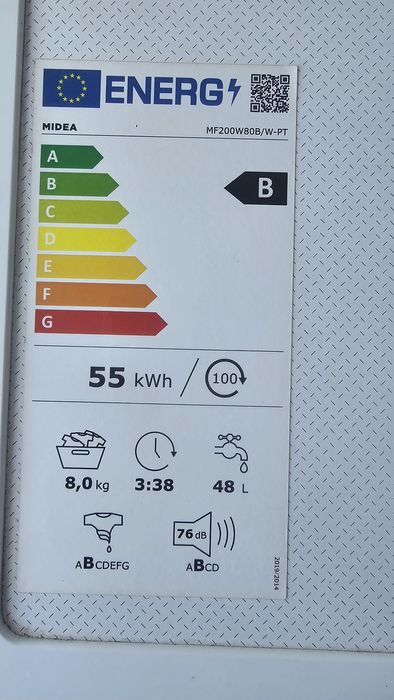 Maquina de Lavar a Roupa Midea 8k