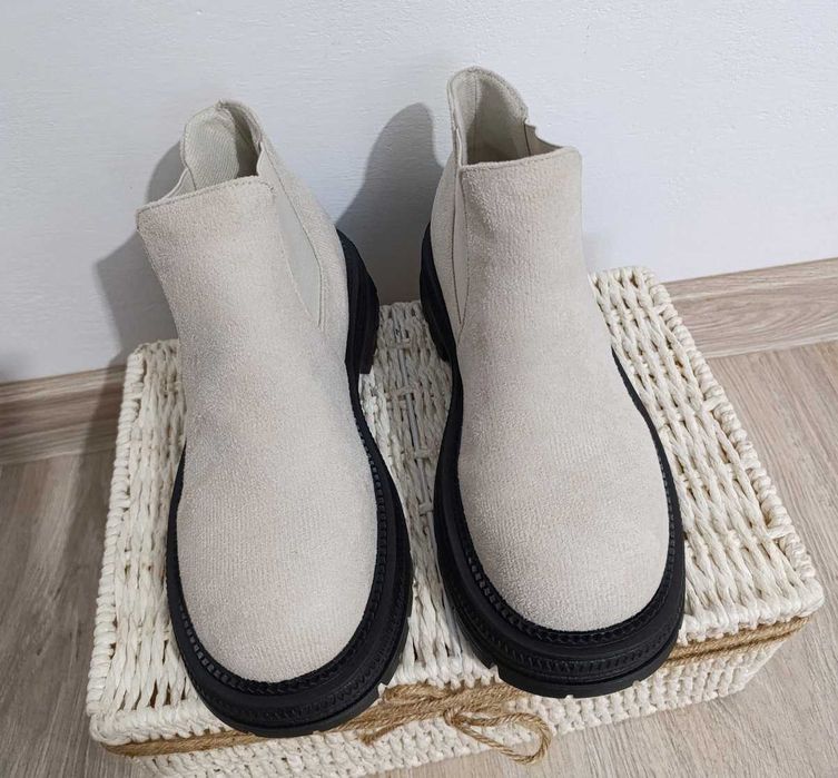 NOWE botki zamszowe trapery rozmiar 38 24cm