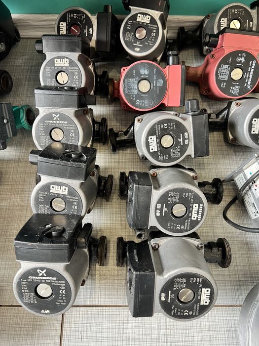 Насосы циркуляционные GRUNDFOS с 1годом горантии