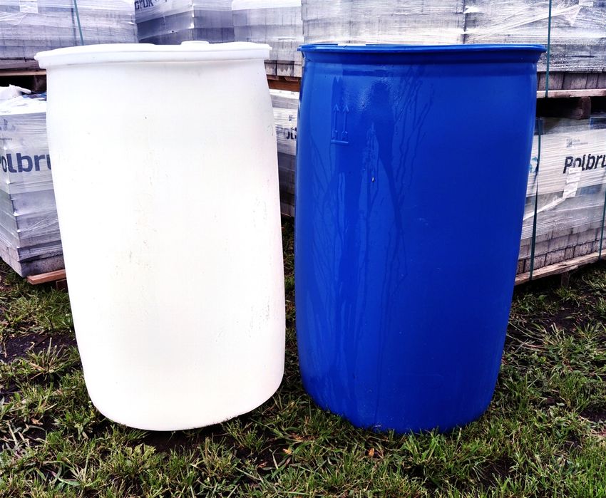 Beczka beczki na wodę paliwo 200l dwustetka plastikowe