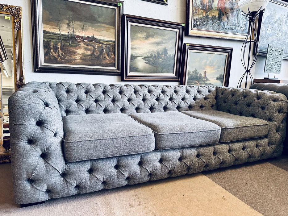 Rewelacyjna :) Duża kanapa 3 osobowa chesterfield :)