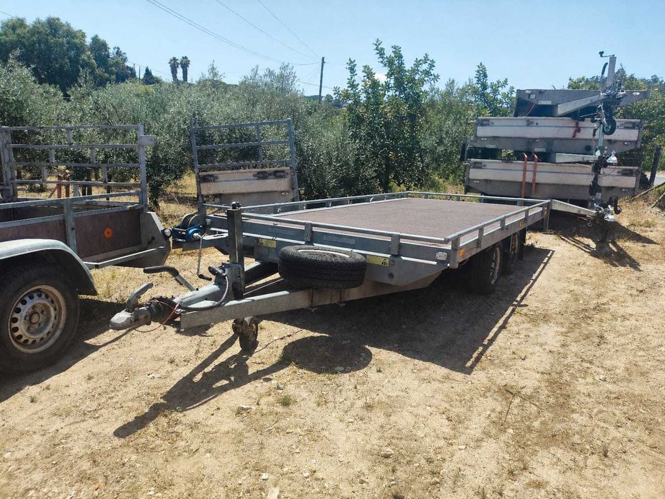 Atrelado SARIS 2700kg – 4,00 x 2,00m – Rampas Alumínio + Guincho