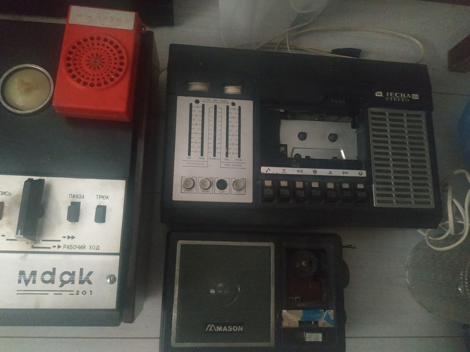 Приёмник электроника 302, проигрыватель Маяк-201 рэтро