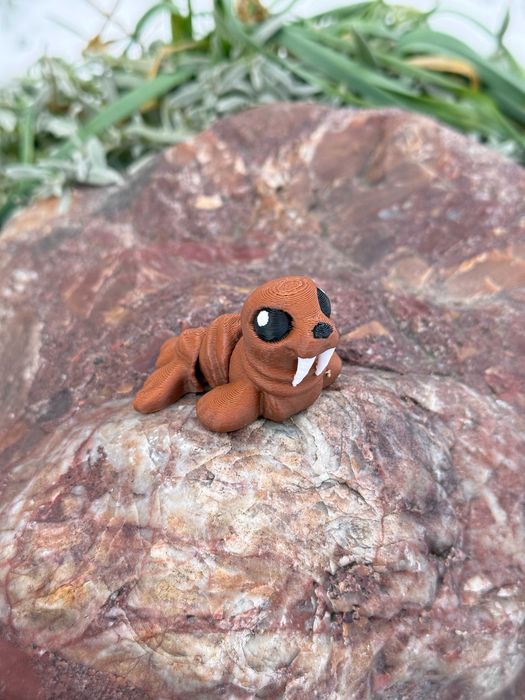 Słodki Mors Arktyczny Minimals 3D – ruchoma mini figurka, zabawka