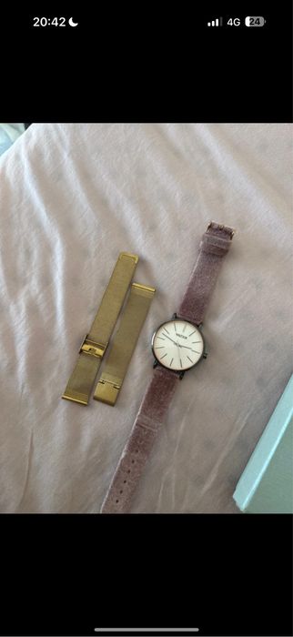 relogio watch com duas braceletes