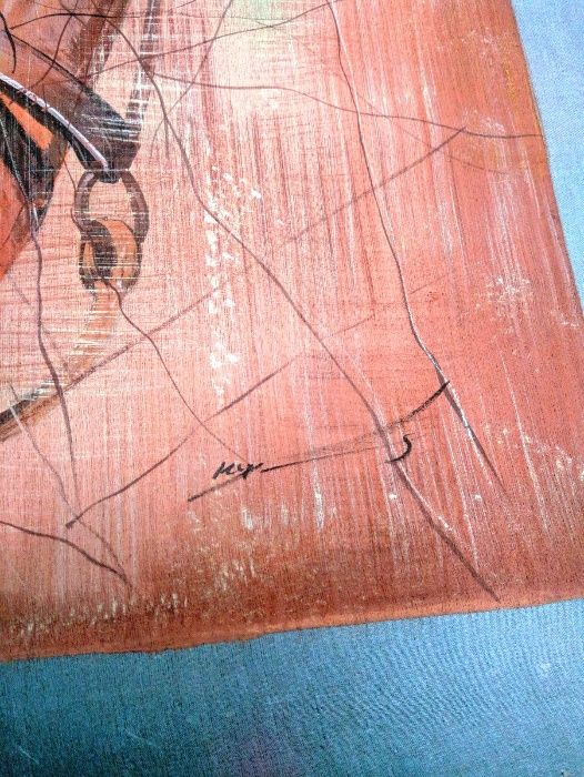 Pintura Cavalo Seda 1
