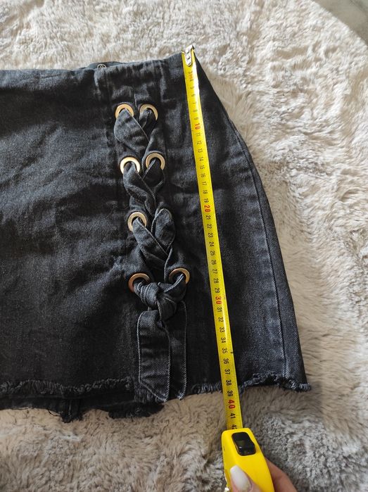 Spódniczka jeansowa czarna