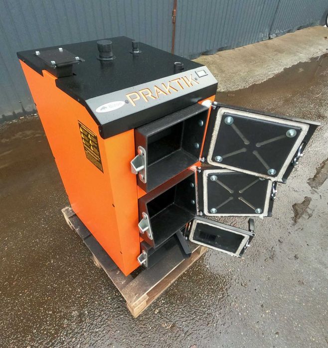 Твердопаливний котел з гарантією,доставка безкоштовна. Твердотопливный