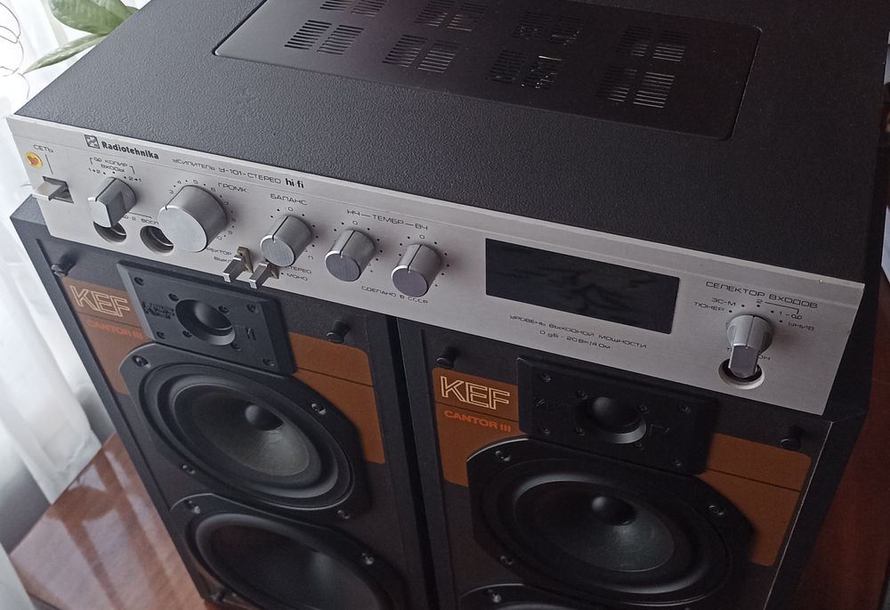 Комплект системи KEF Cantor lll - Radiotehnika 101-HI-FI