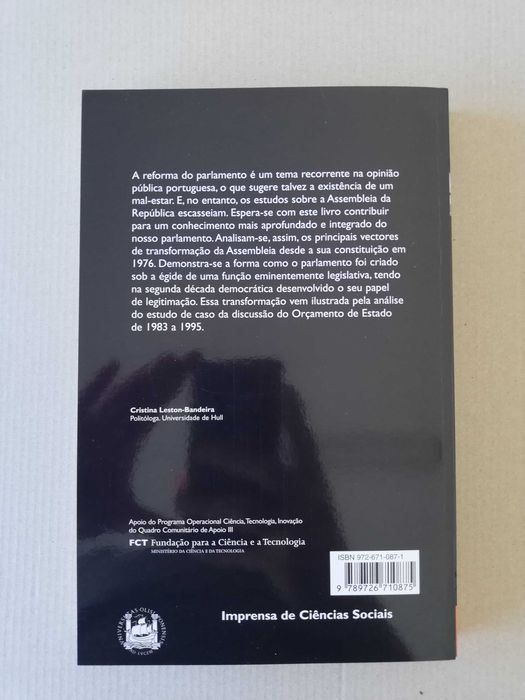Da legislação à legitimação, o papel do parlamento português - Cristina Leston-Bandeira
